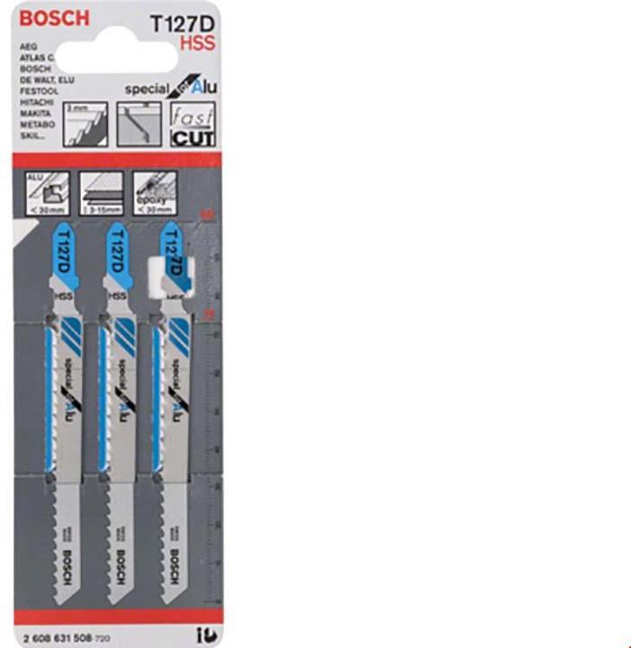 Produktbild Bosch Professional Zubehör PRO Alu T127D Stichsägeblatt, 100 mm, 5-tlg.