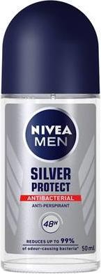 Actual product image NIVEA Men Silver Protect Anti-perspirant Deodorant Roll on (Roll-on, 50 ml)