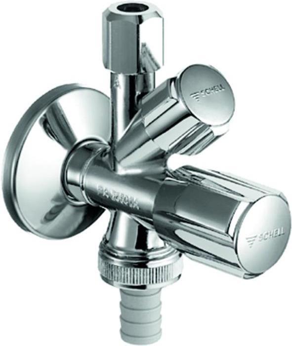 Produktbild Schell 35450699 1/2" Kombi-Eckventil - Verchromt