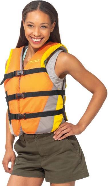 Immagine prodotto Intex ADULT LIFE VEST, Polybag (76, 78, 86, 92, 94, 96, 98, 102, 104, 106, 116, 122, 128, fino a 70 kg)