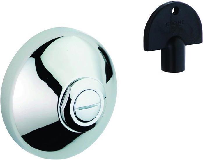 Image du produit Grohe tête de robinet encastrée chromée
