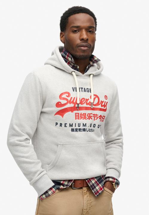Immagine prodotto Superdry Sweatshirt Casual Bequem sitzend Duo Vintage Logo Hoodie (L)