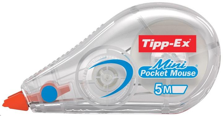 Actual product image Bic Correction tape Mini Pocket Mouse 5 mm x 6 m, in a pack of 10. 512085