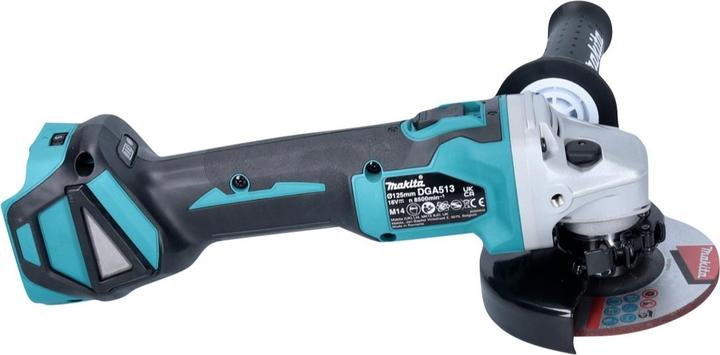 Image du produit Makita DGA 513 RM Meuleuse d'angle sans fil 18 V 125 mm Brushless + 2x batterie 4,0 Ah + chargeur (125 mm)