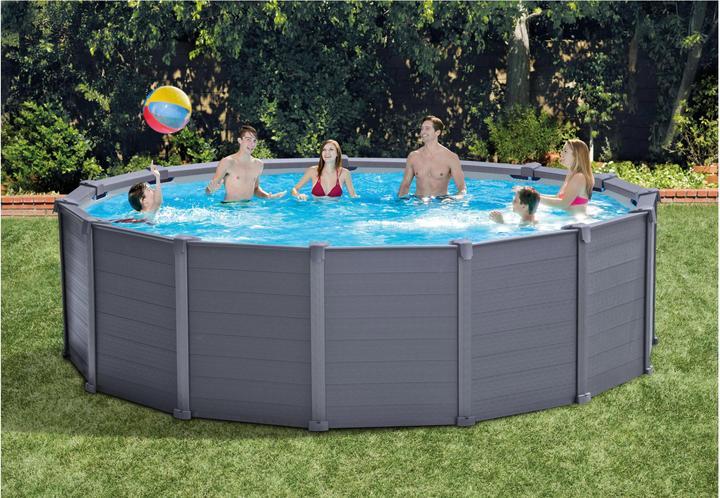 Actual product image Intex Pool Graphite Gray Panel 478 x 124 cm (478 x 124 cm)