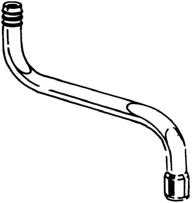Produktbild Grohe Rohrauslauf COSTA Ausladung 200mm chrom