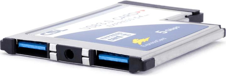 Actual product image CSL 2 Port USB 3.0 PCMCIA Express Card