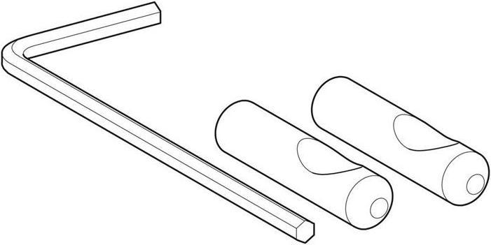 Actual product image Geberit Ready-to-mount set for wall mounting WB9N-Z