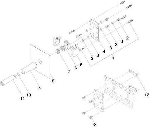 Actual product image Dornbracht Dornb installation body for wall bracket
