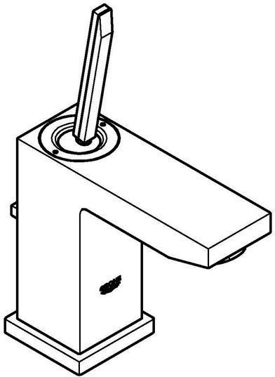Produktbild Grohe EH-WTbatt EUROCUBE JOY 1/2Zoll Slim ZAG chrom
