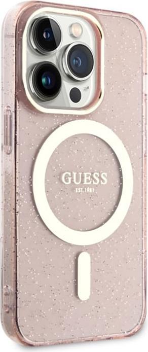 Image du produit Guess iPhone 14 Pro 6.1 hardcase paillettes or MagSafe (Apple iPhone 14 Pro)