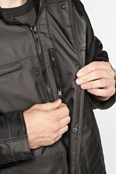 Actual product image Mascot unisex pilot jacket Frankfurt dark anthracite, black size M (M)