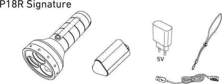 Actual product image Ledlenser P18R Signature (17.10 cm, 4500 lm)