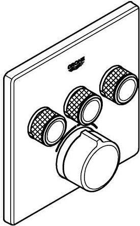 Produktbild Grohe 29149000 SmartControl Unterputzmischer