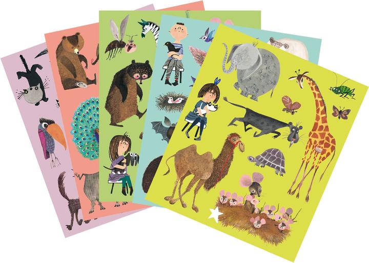 Produktbild Wins Holland Stickerbögen Tiere von Fiep