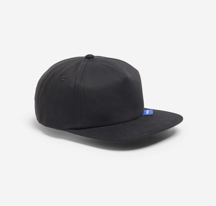 Actual product image Decathlon Cap 6 Panel flacher Schirm - schwarz