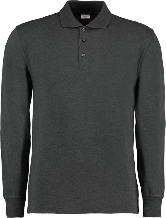 Kustom Kit Pique Langarm Polo Shirt