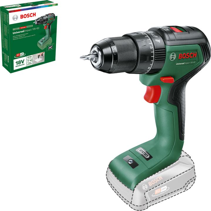Productafbeelding Bosch Home & Garden UniversalImpact 18V-60 (Oplaadbare batterij)