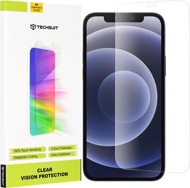Actual product image Techsuit - Clear Vision Glass - iPhone 12 / iPhone 12 Pro - Transparent (1 Piece, Apple iPhone 12, Apple iPhone 12 Pro)