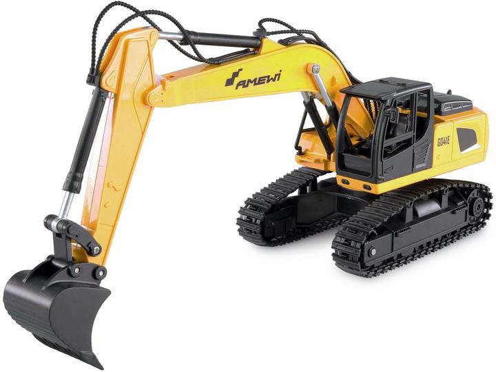 Produktbild Amewi 2-in-1 Tieflader/Bagger-Set G836E/G041E 1:24 RTR (RTR Ready-to-Run)