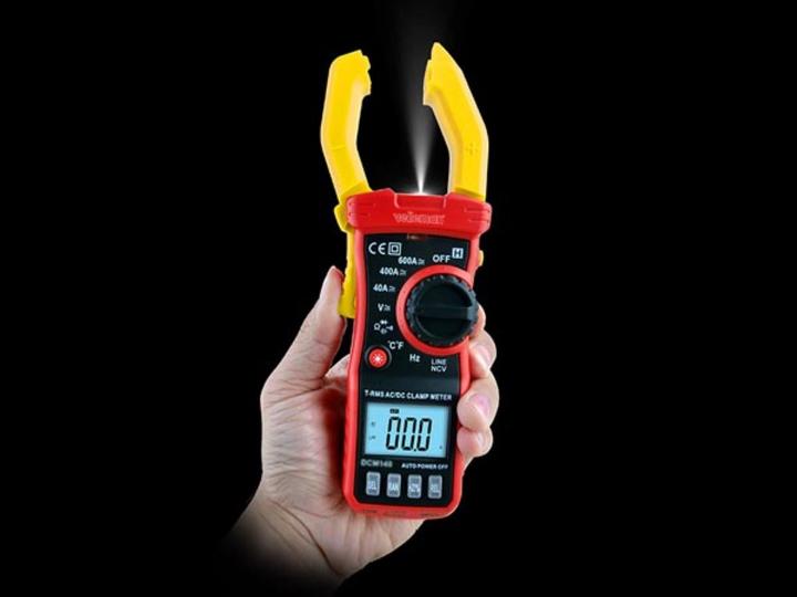 Image du produit Velleman PINCE AMPÈREMÉTRIQUE - CAT III - 600 V - AC/DC - NCV - AVEC FONCTION DATA-HOLD (CAT III 600V)