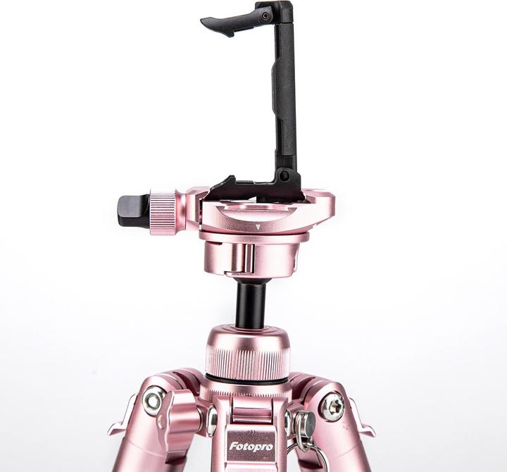 Actual product image Fotopro Free 1 Aluminium Tripod Pink/Black (Metal)