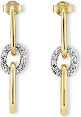 Breuning OHRSCHMUCK - BRILL. 0,42 Ct. H/si (750/18 K Gold)