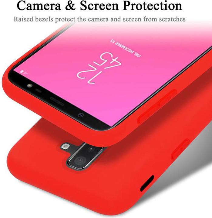 Produktbild Cadorabo TPU Liquid Silicone Case Cover (Samsung Galaxy J8 (2018))