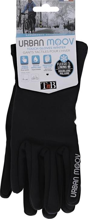 Produktbild T'nB Tastbare Handschuhe mit Fleecefutter, schwarz (L)