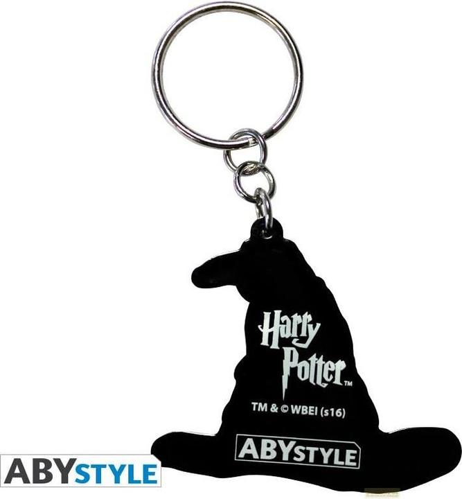 Actual product image ABYstyle HARRY POTTER - Keychain PVC Sorting Hat X4