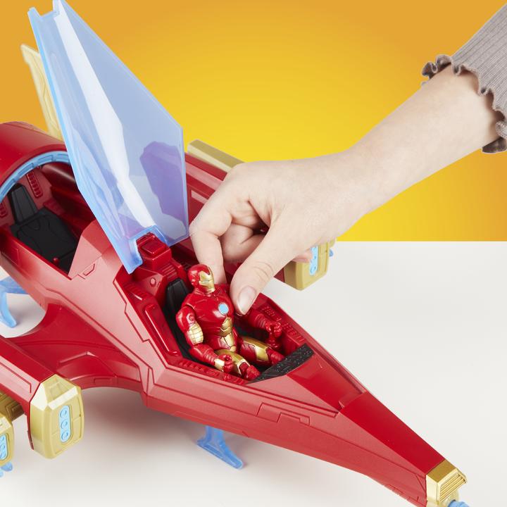 Image du produit Hasbro Epic Hero Series Iron Man Repulsor Blast Battle Jet