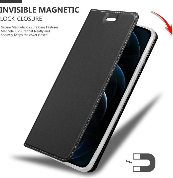 Actual product image Cadorabo Book Classy Style Cover (Apple iPhone 12 Pro Max)