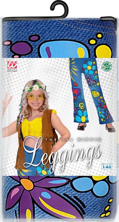 Produktbild Widmann 70er JAHRE LEGGINGS HIPPIE JEANS, 158 cm / 11-13 Years