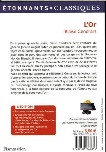 Produktbild G.F. Garden L'Or (Französisch, Blaise Cendrars, 2015)