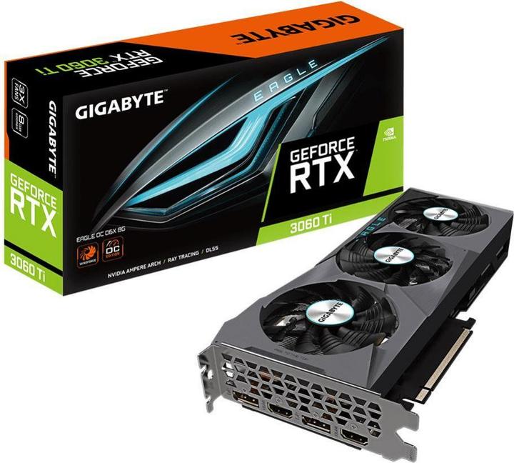 Produktbild Gigabyte GeForce RTX 3060 TI EAGLE OC OC D6X 8G (8 GB)