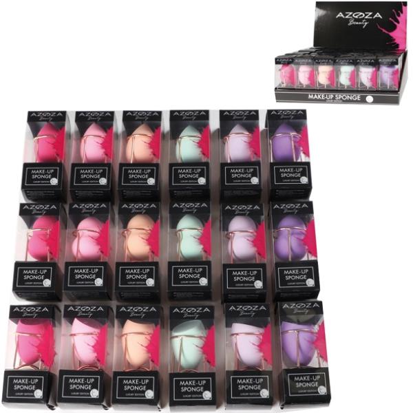 Actual product image Azoza Cosmetic make-up sponge with holder
