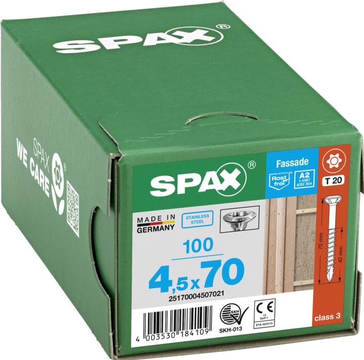 Image du produit Spax Vis auto-perçantes A2 (100 Vis par pièce)