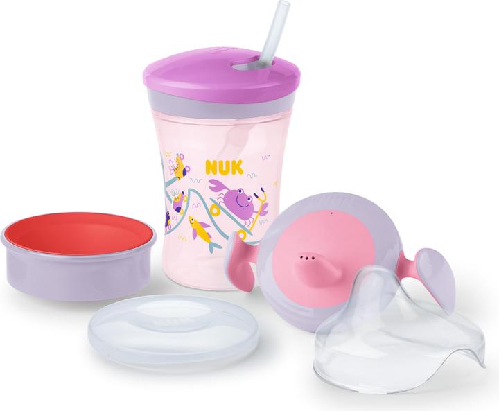 Actual product image NUK Drinking set with different drinking attachments