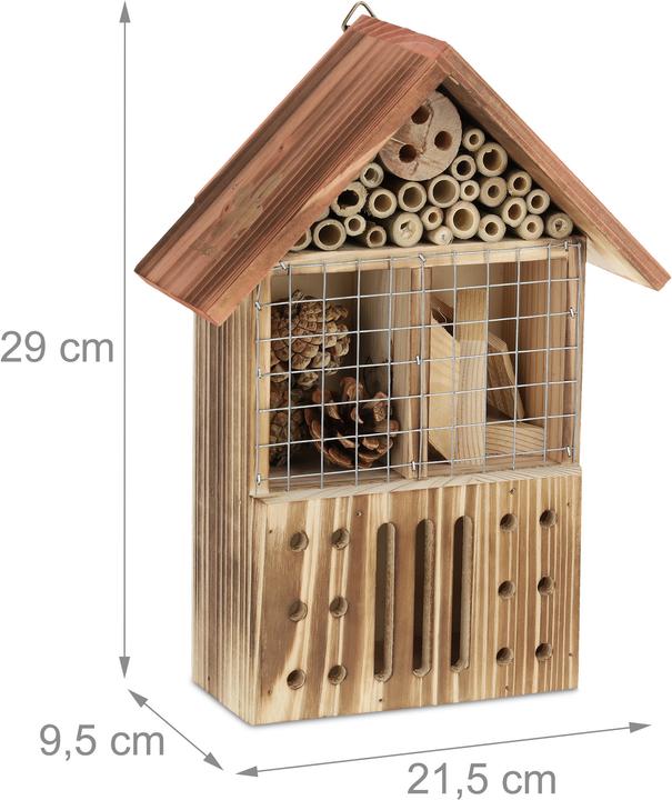 Productafbeelding Relaxdays Insectenhotel (Vlinders, Bijen, Graafwespen)