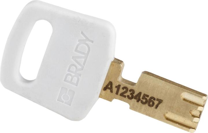 Actual product image Brady SafeKey Compact nylon lockout padlocks