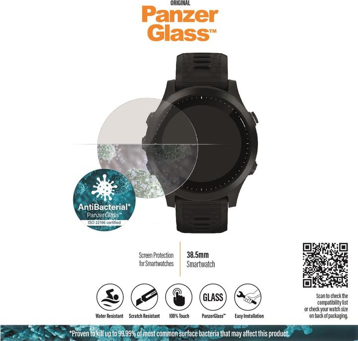 Actual product image PanzerGlass Screen protector 38.5 mm Smartwatches