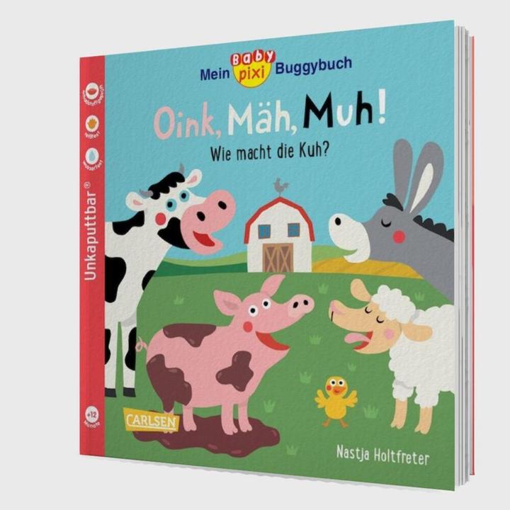 Actual product image Baby Pixi Mein Baby-Pixi-Buggybuch: Oink, Mäh, Muh! (German)