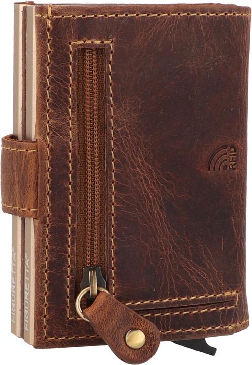 Actual product image Greenburry Vintage Geldbörse RFID Schutz Leder 8 cm