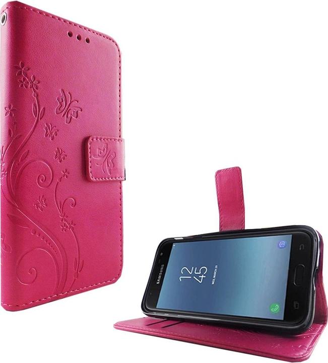 Produktbild König Design Hülle Handy Schutz für Samsung Galaxy J3 (2017) Case Cover Tasche Wallet Etui (Samsung Galaxy J3 (2017))