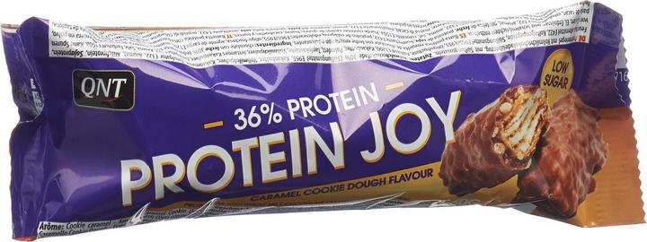 Actual product image QNT 36% Protein Joy Bar Low Sugar Caramel&Cook (Caramel & Cookie, 1 pcs., 62 g)