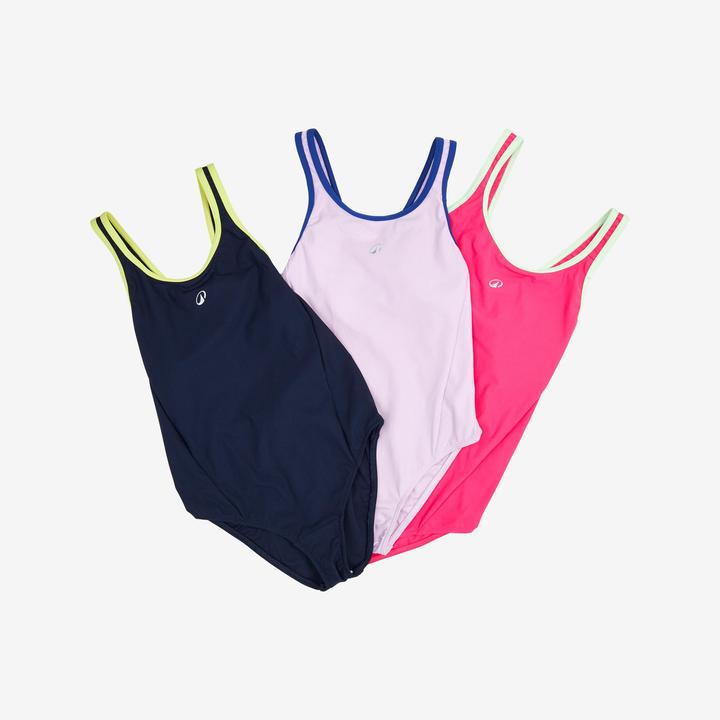 Image du produit Nabaiji Maillot de bain 1 pièce natation Fille - 500 Olga rose (14, 15, 16)