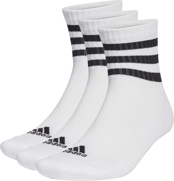 adidas 3-Streifen Cushioned Sportswear Mid-Cut Socken (3 Paar)