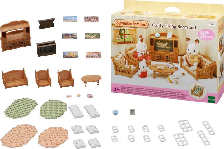 Image du produit Sylvanian Families Salon d'une maison de campagne