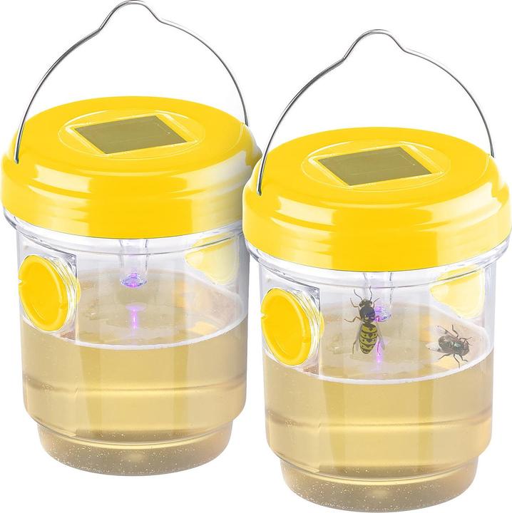 Produktbild Exbuster 2er-Set giftfreie Solar-LED-Insektenfalle