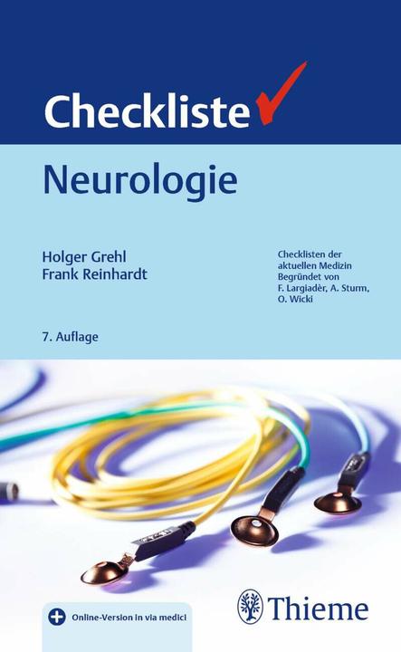 Immagine prodotto Checkliste Neurologie (Tedesco, Holger/Reinhardt, Grehl, 2021)